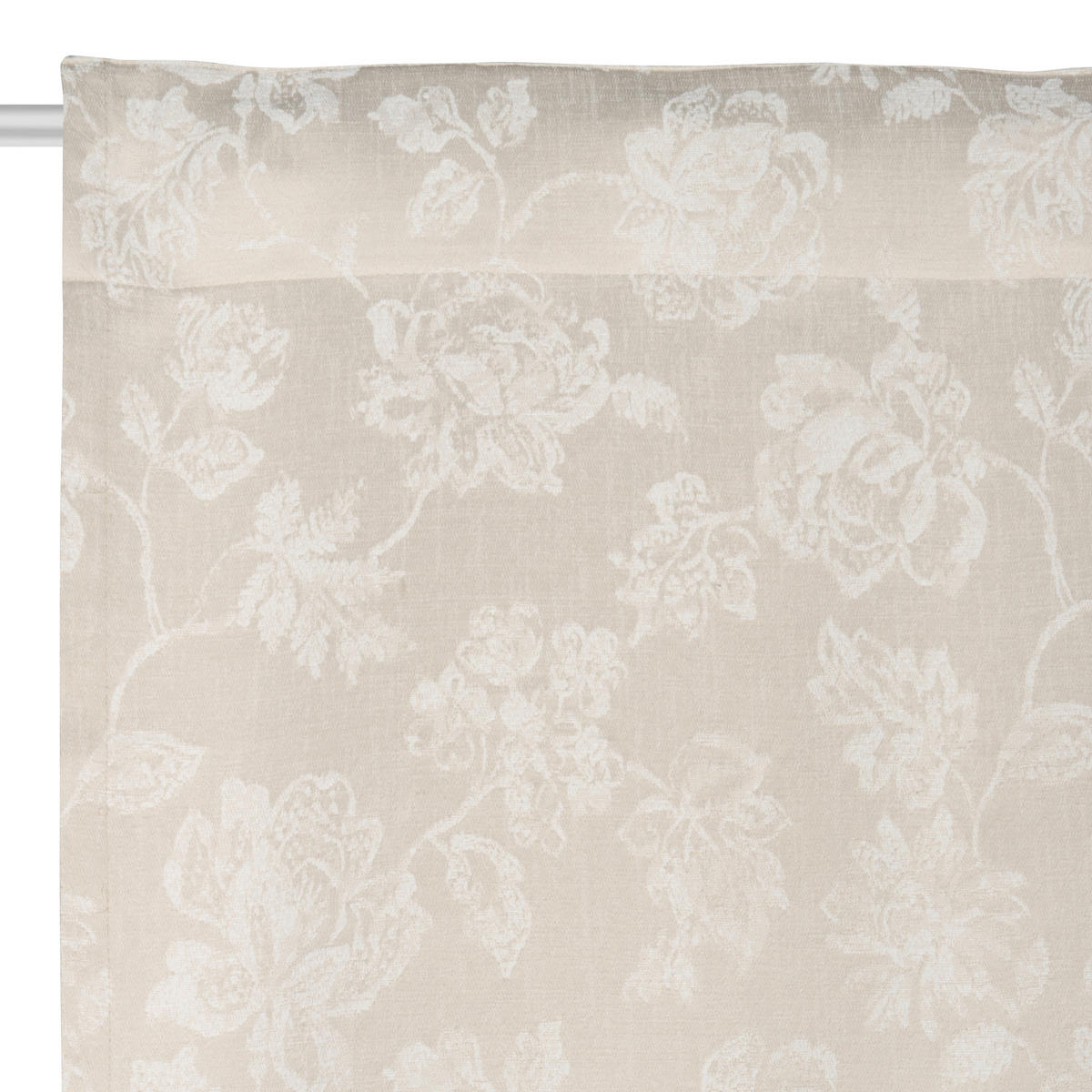 FERTIGVORHANG blickdicht  - Beigebraun, KONVENTIONELL, Textil (135/245cm) - Esposa