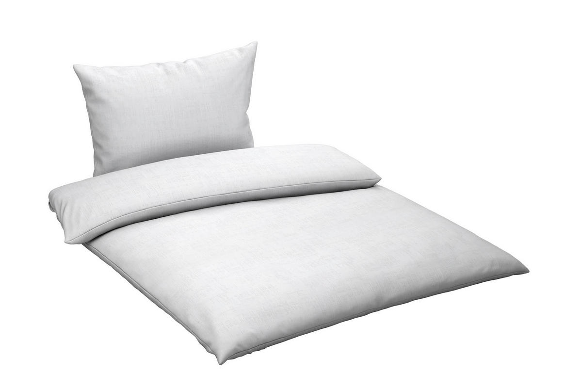 BETTWÄSCHE Damast 140/200 cm  - Weiß, Basics, Textil (140/200cm) - Curt Bauer