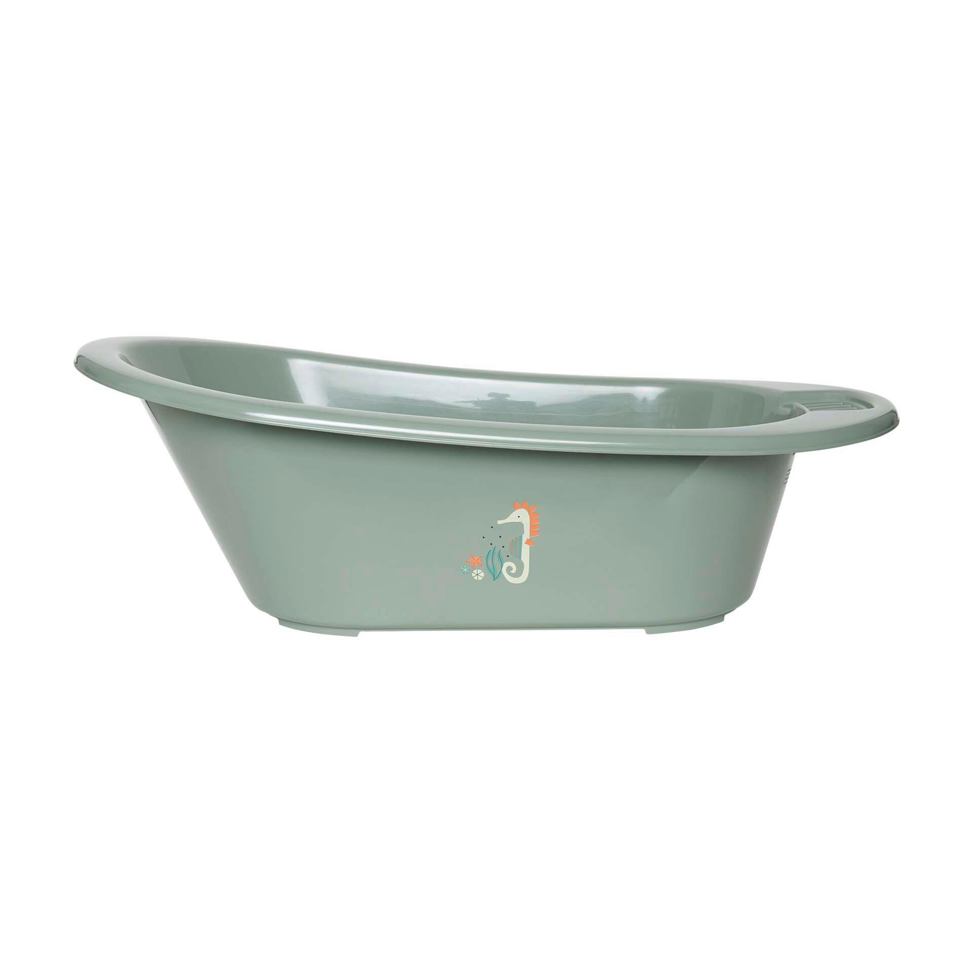 BABYBADEWANNE Breeze Green  - Grün, Basics, Kunststoff (79,5/41,5/30,8cm) - Bebe Jou