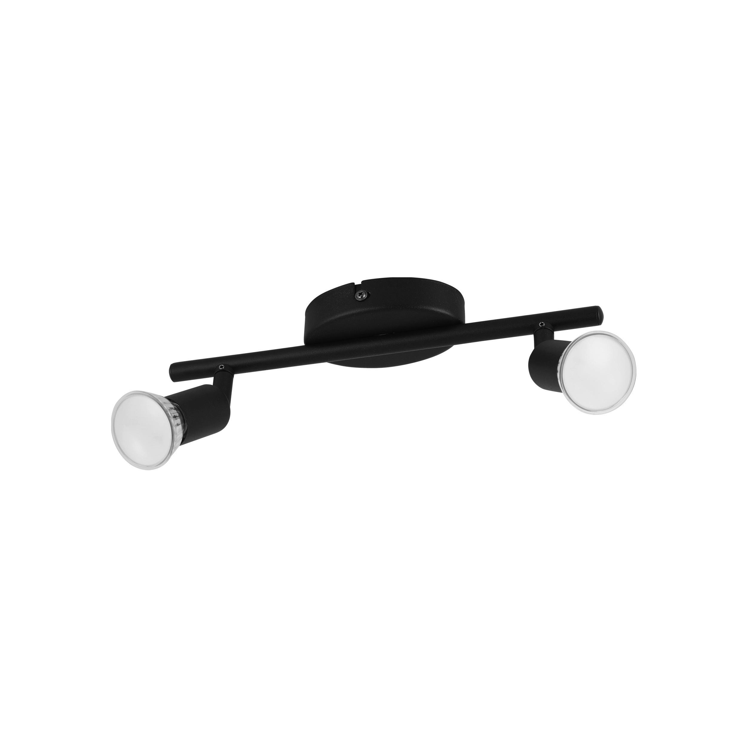 LED-STRAHLER   - Schwarz, Basics, Metall (6,5/28,5cm) - Eglo