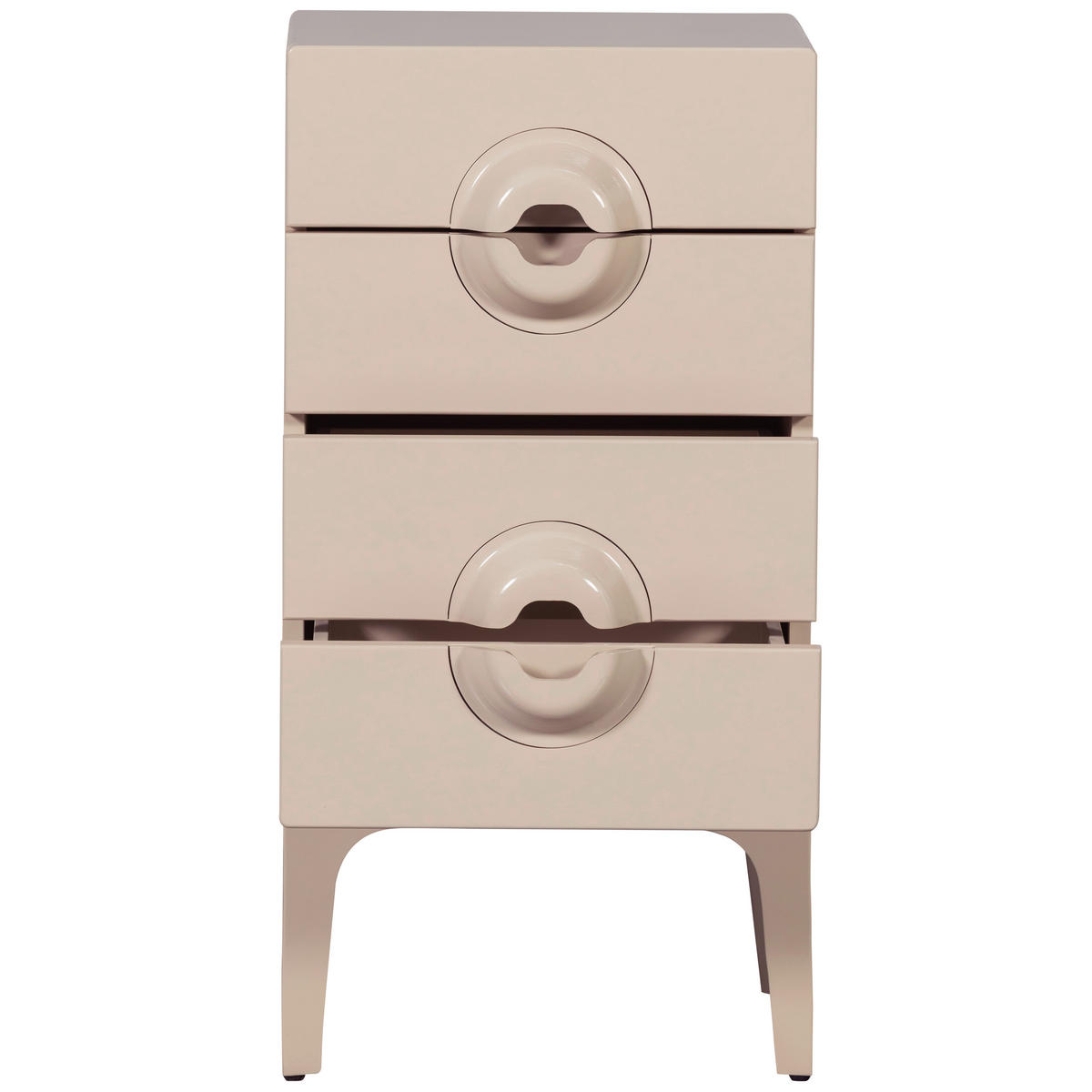 KOMMODE Merge  in 44/89/45 cm  - Greige, Design, Holz (44/89/45cm) - Livetastic