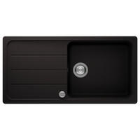 SPÜLE AUSTIN100X50S  - Schwarz, Design, Stein (100/20/50cm) - Respekta