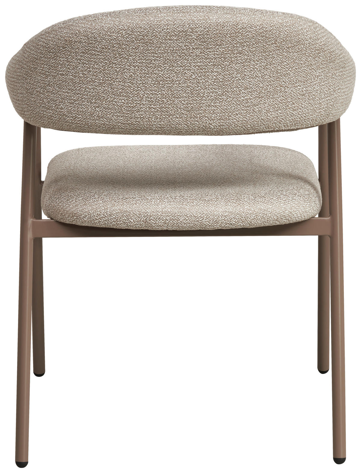 ARMLEHNSTUHL  in Eisen Webstoff  - Beige/Schwarz, MODERN, Textil/Metall (61/79/59cm) - MID.YOU