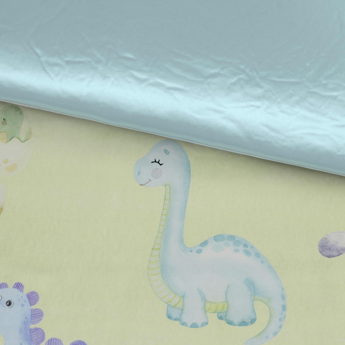 BABYBETTWÄSCHESET 100/135 cm  - Weiss/Grün, Basics, Textil (100/135cm) - Patinio