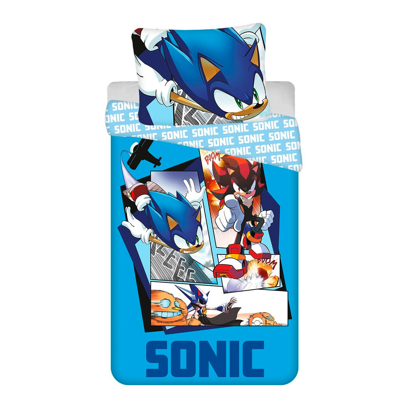 XXXL DETSKÉ OBLIEČKY SONIC 140/200 cm