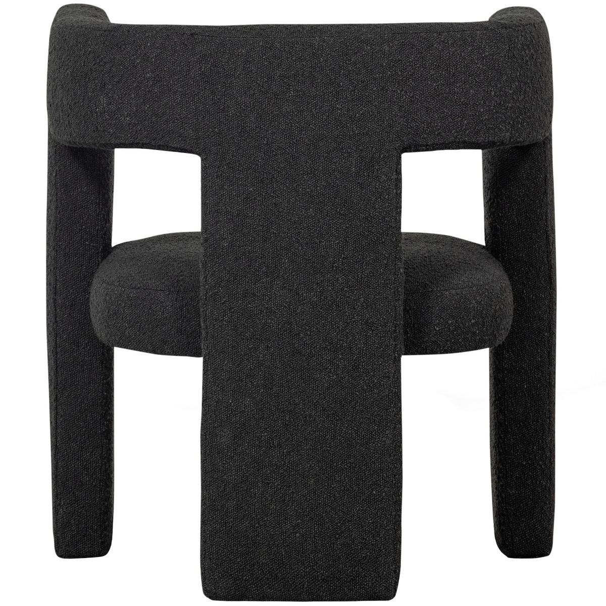 SESSEL in Bouclé Dunkelgrau  - Dunkelgrau, Design, Textil (63/71/62cm) - Livetastic