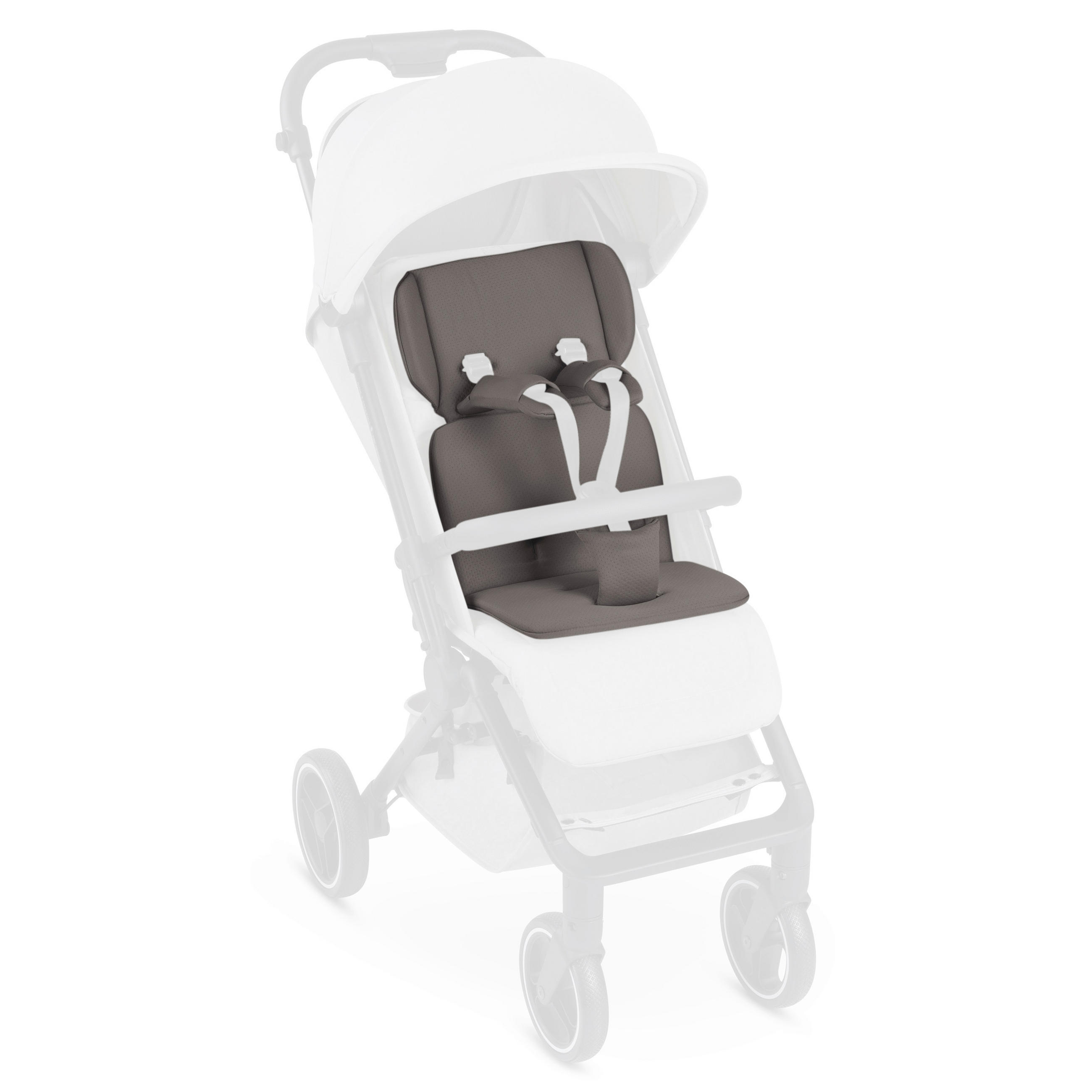 KINDERWAGENEINLAGE Einlagen-Set Buggy  - Dunkelbraun, Basics (31,5/27/6,5cm) - ABC Design