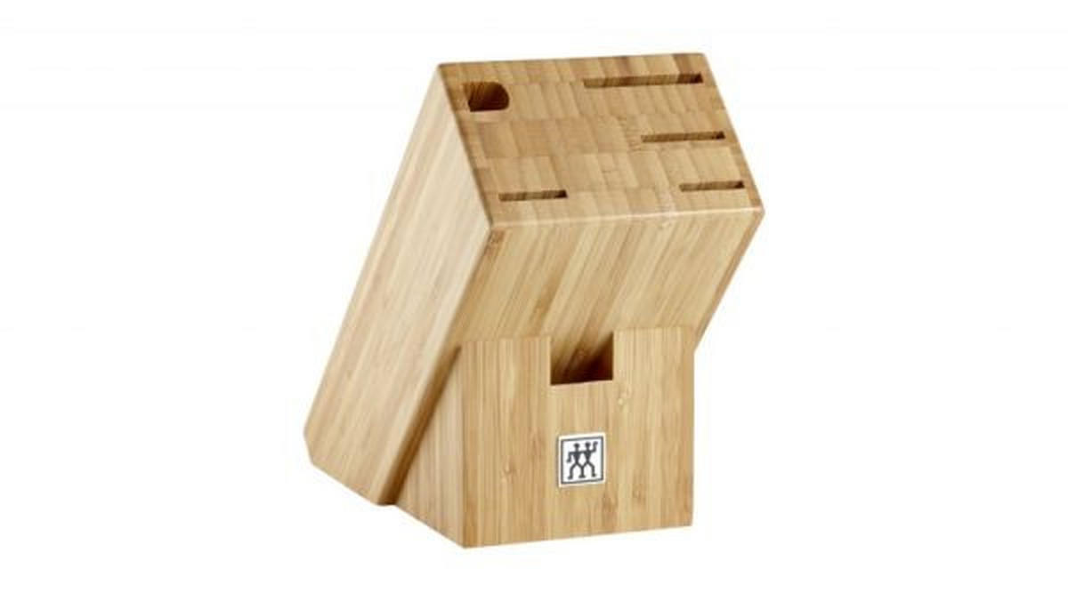 MESSERBLOCK **** VIER STERNE 7-teilig  - Schwarz/Braun, Basics, Holz/Metall - Zwilling