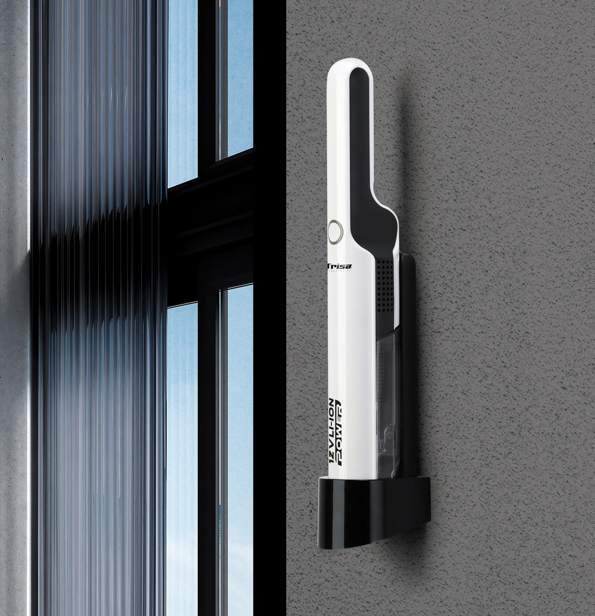 HANDSTAUBSAUGER  - Weiß, Basics, Kunststoff (44/7/7cm) - Trisa Electronics