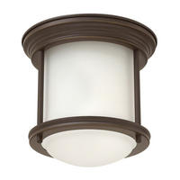 STROPNA SVETILKA Hadrian 19.6/18.5 cm   - barve brona, Konvencionalno, kovina/steklo (19.6/18.5cm) - Elstead Lighting