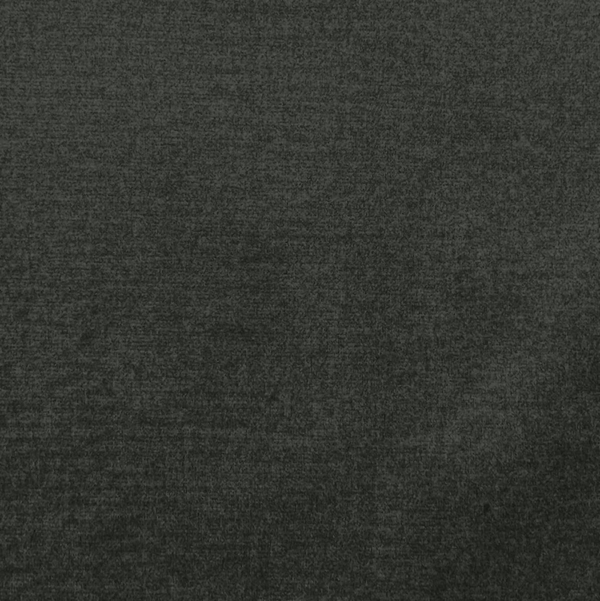 ECKSOFA in Samt Schwarz  241/200 cm  - Schwarz, Design, Textil/Metall (241/200cm) - Carryhome