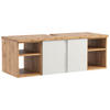WASCHBECKENUNTERSCHRANK 120/41/47 cm  - Eiche Wotan/Weiß, MODERN, Holzwerkstoff (120/41/47cm) - Held