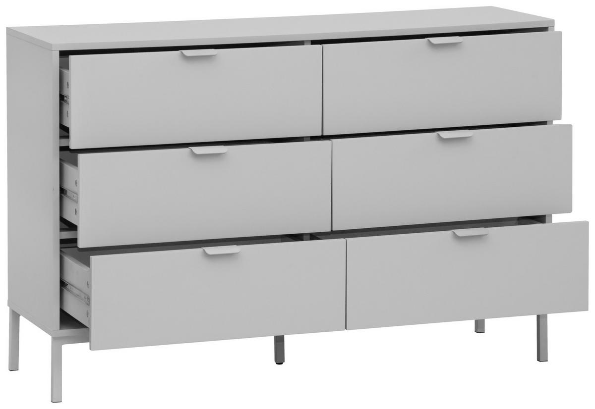 KOMMODE  in 120/80/40 cm  - Kaschmir, Design, Holzwerkstoff/Metall (120/80/40cm) - MID.YOU