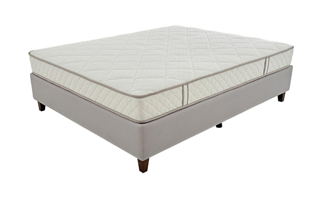TASCHENFEDERKERNMATRATZE PENTA-Z 180/200 cm Höhe ca. 19 cm 5 -Zonen - Weiß, Basics, Textil (180/200cm) - Yatas