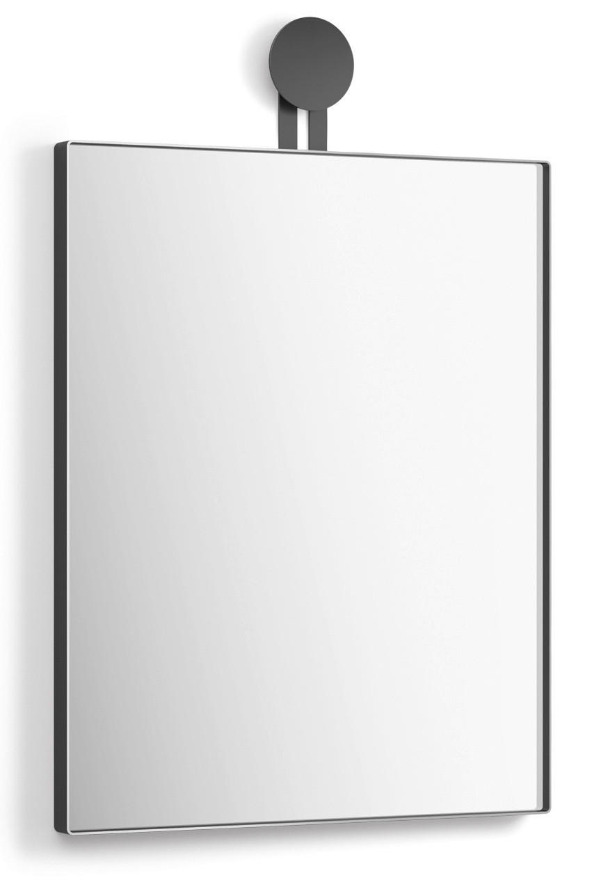 WANDSPIEGEL 40/50/2,5 cm    in rechteckig  - Schwarz, MODERN, Glas/Metall (40/50/2,5cm) - Zack