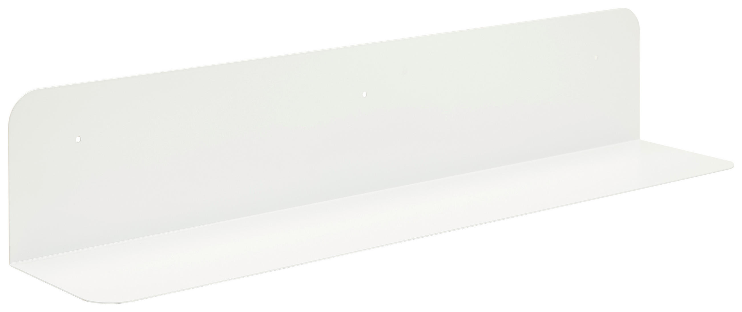 WANDBOARD in 80/15/15 cm Weiß  - Weiß, Design, Metall (80/15/15cm) - MID.YOU