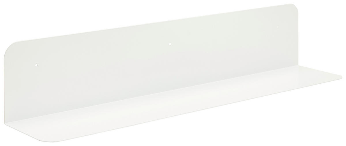 WANDBOARD Weiß  - Weiß, Design, Metall (80/15/15cm) - MID.YOU