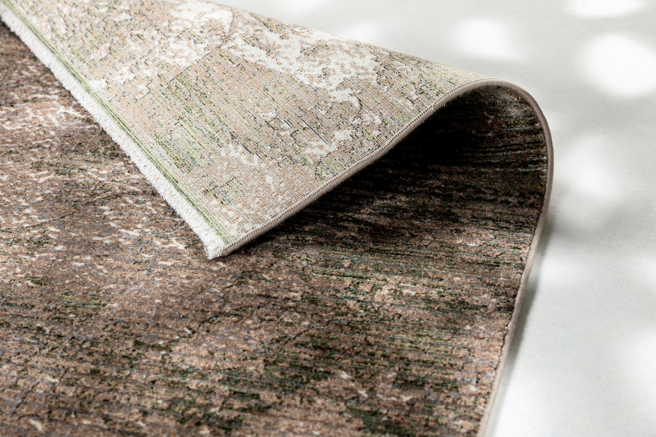 Thumbnail - Joop! Webteppich Joop! 170x240cm steingrün, Grün, Kunststoff, Textil, rechteckig, 170x240 cm, antistatisch, pflegeleicht...