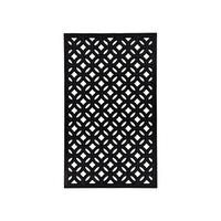 DÖRRMATTA - svart, Basics, plast (75/45/1.5cm)