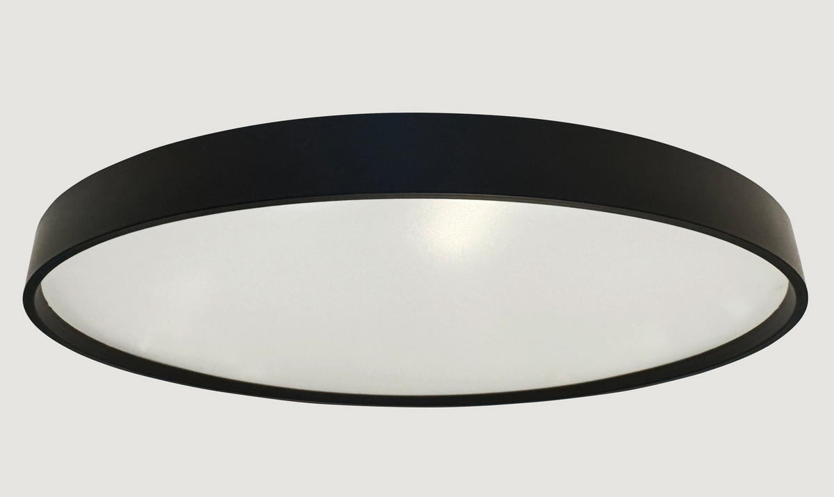 LED PLAFONJERA - crna, Osnovno, plastika (48/7cm)