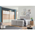BOXSPRINGBETT 180/200 cm  in Grau  - Schwarz/Grau, KONVENTIONELL, Kunststoff/Textil (180/200cm) - Esposa