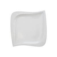 Farfurie Întinsă 25,5/25,3 cm  - alb, Basics, ceramică (25,5/25,3cm) - Novel