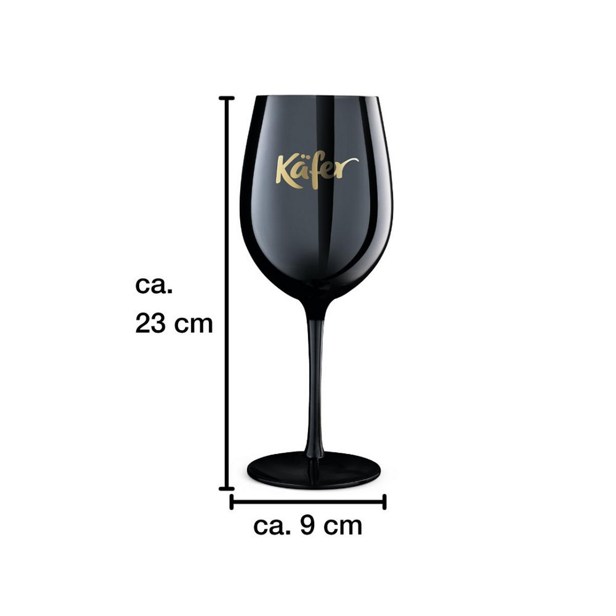 Pahar Pentru Cocktail 600 ml  - negru, Konventionell, sticlă (600ml)