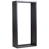 KAMINHOLZREGAL - Anthrazit, Design, Metall (72/150/35cm) - Nouvel