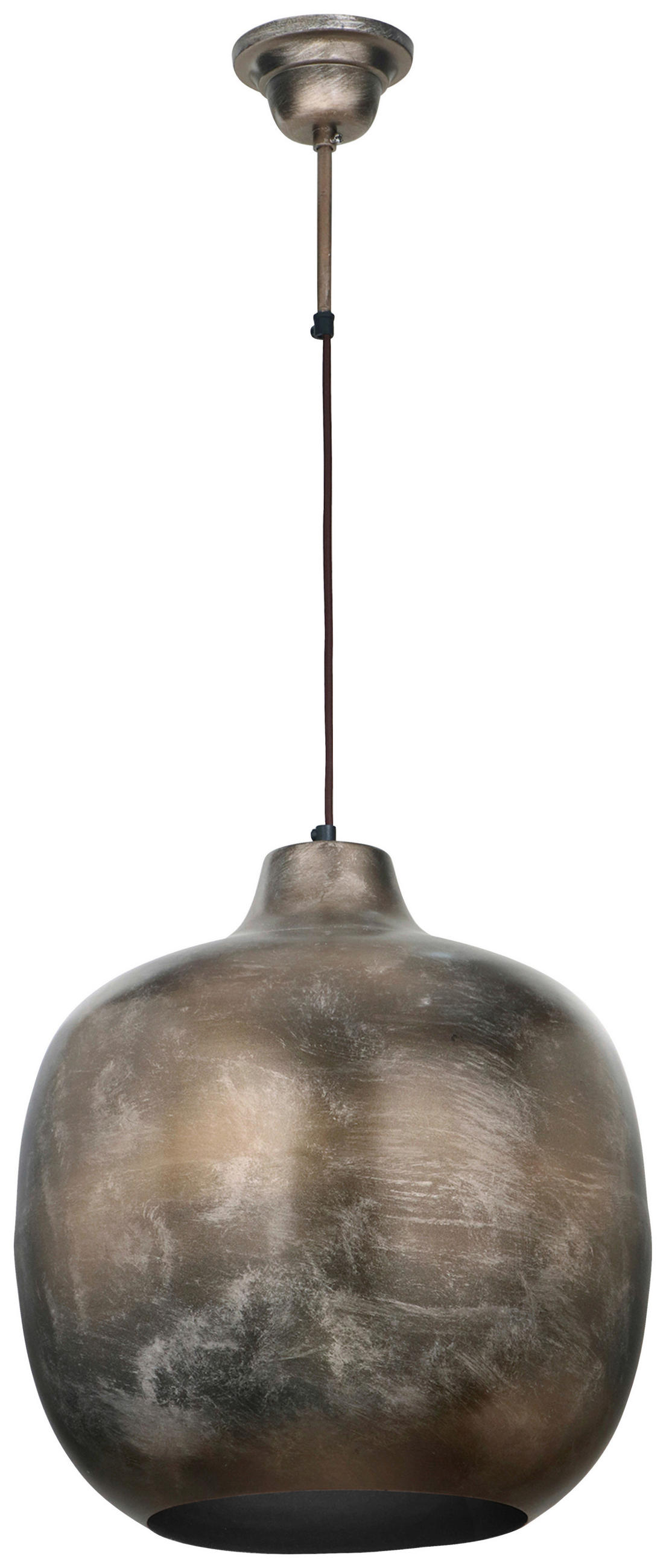 HÄNGELEUCHTE 40,5/40,5/43 cm   - Bronzefarben, Basics, Metall (40,5/40,5/43cm) - Kayoom