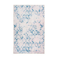 FLACHWEBETEPPICH 200/290 cm Peron 400 Weiß / Blau Blau, Weiß  - Blau/Weiß, KONVENTIONELL, Textil (200/290cm)