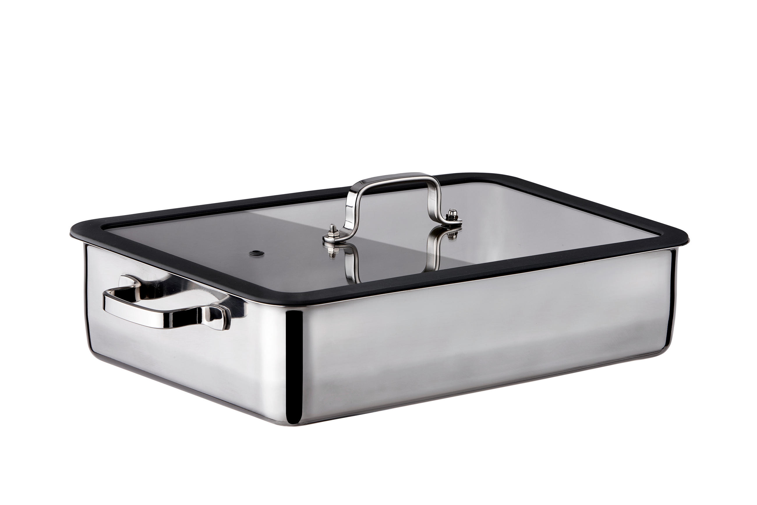 Tavă De Copt - culoare inox, Basics, metal (25/36cm)