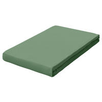 TOPPER-SPANNLEINTUCH 90-100/190-220 cm Jersey  - Grün, Basics, Textil (90-100/190-220cm) - Schlafgut