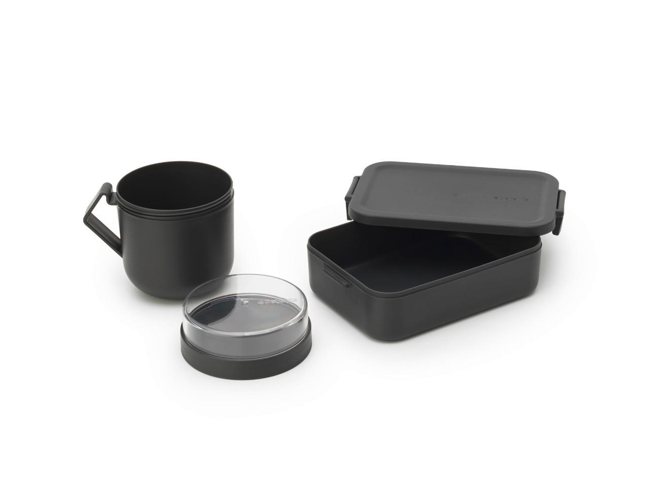 PAUSENSET - Dunkelgrau, Basics, Kunststoff (30.5/13/13.5cm) - Brabantia