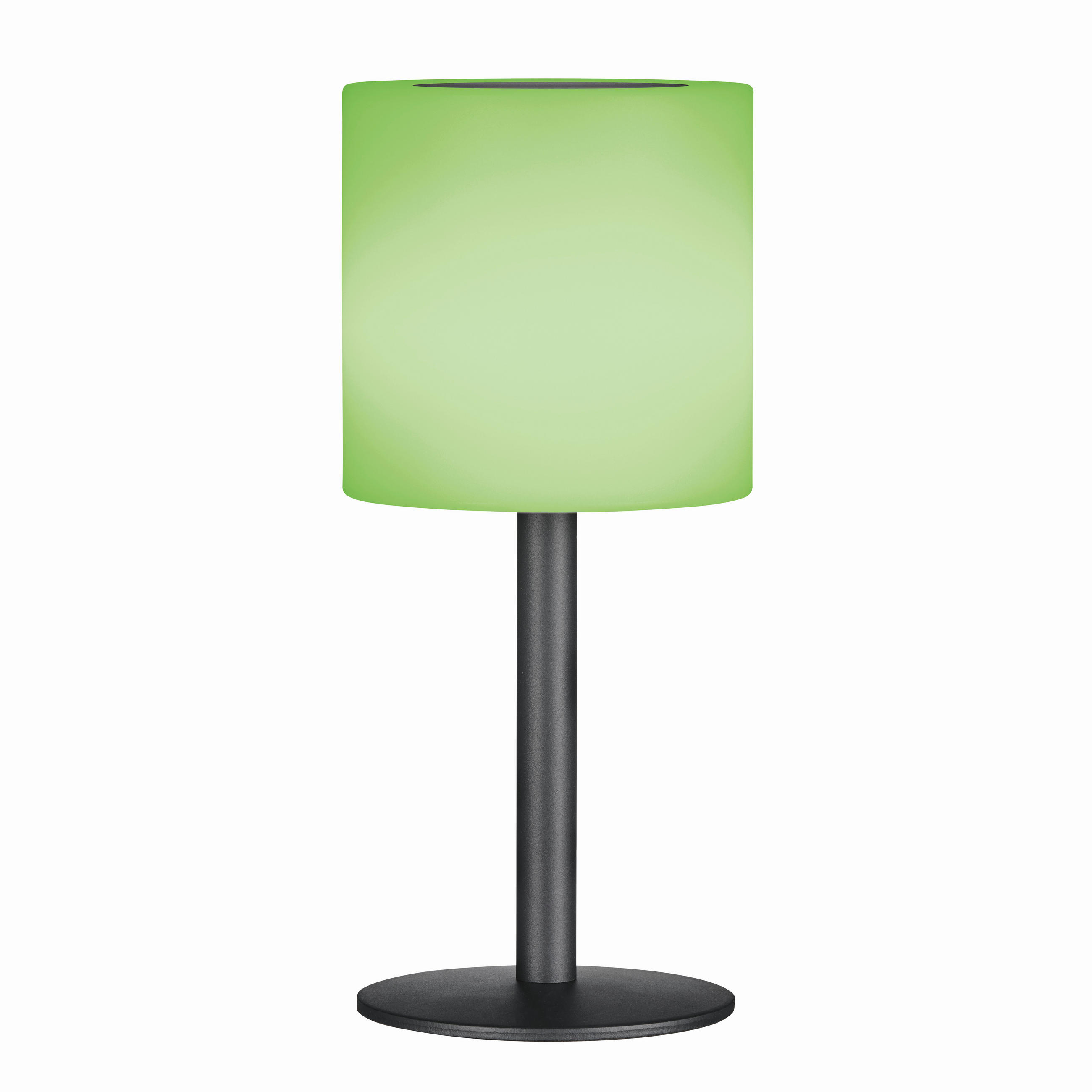 AKKU-TISCHLEUCHTE Lesina 13/30 cm   - Anthrazit/Weiß, KONVENTIONELL, Kunststoff/Metall (13/30cm)