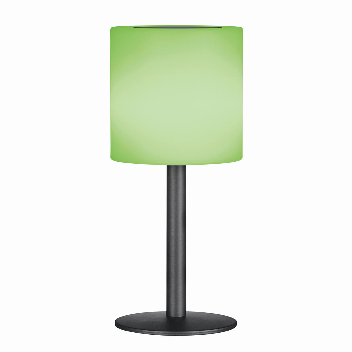 AKKU-TISCHLEUCHTE Lesina 13/30 cm   - Anthrazit/Weiß, KONVENTIONELL, Kunststoff/Metall (13/30cm)