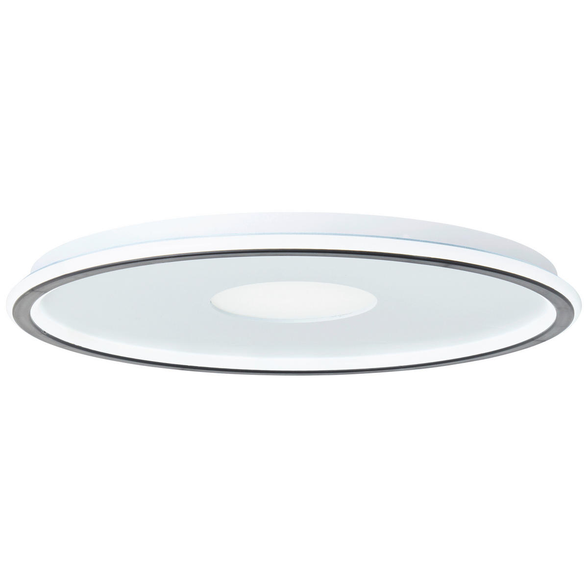 LED-DECKENLEUCHTE  50,8/3,6 cm    - Weiss/Schwarz, Basics, Kunststoff (50,8/3,6cm) - Brilliant