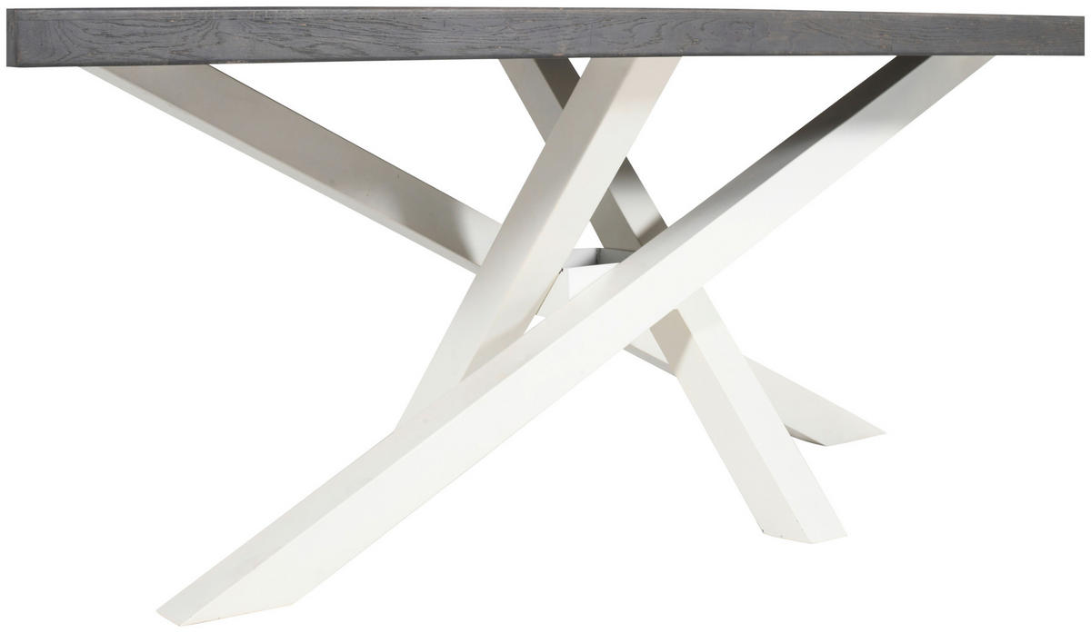 TISCHGESTELL Creme  - Creme, Design, Metall (160/70/72cm) - Landscape
