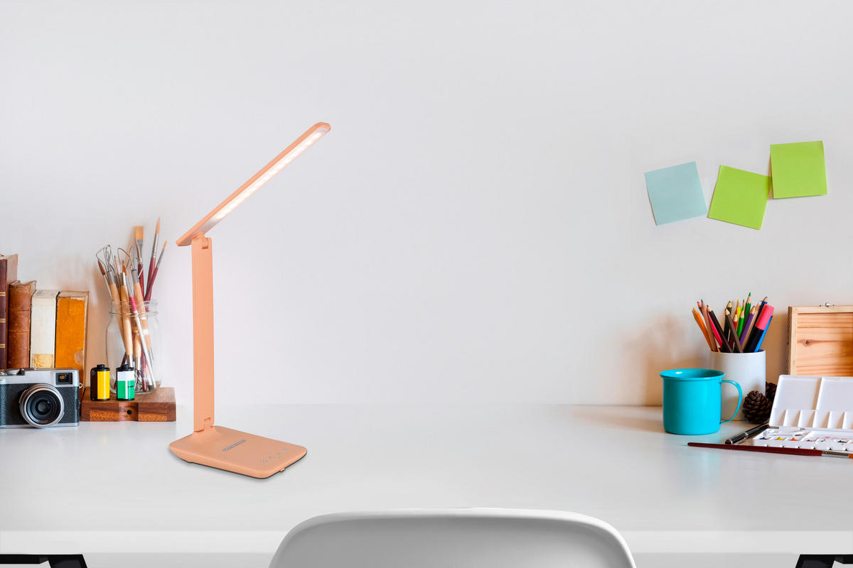 LED-SVETILKA ZA PISALNO MIZO     42/11,5/56,5 cm          - opal, Design, umetna masa (42/11,5/56,5cm) - Globo