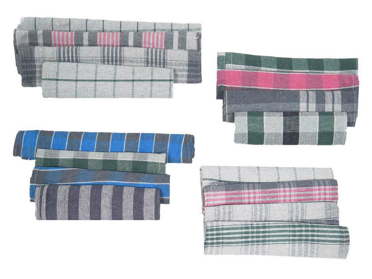 KRPA ZA POSUĐE plava, siva, zelena, višebojna, bela, pink  - pink/siva, Osnovno, tekstil (50/70cm)