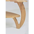 COUCHTISCH Wildeiche massiv 90/60/50 cm Freiform Eichefarben  - Eichefarben, KONVENTIONELL, Holz (90/60/50cm) - Linea Natura