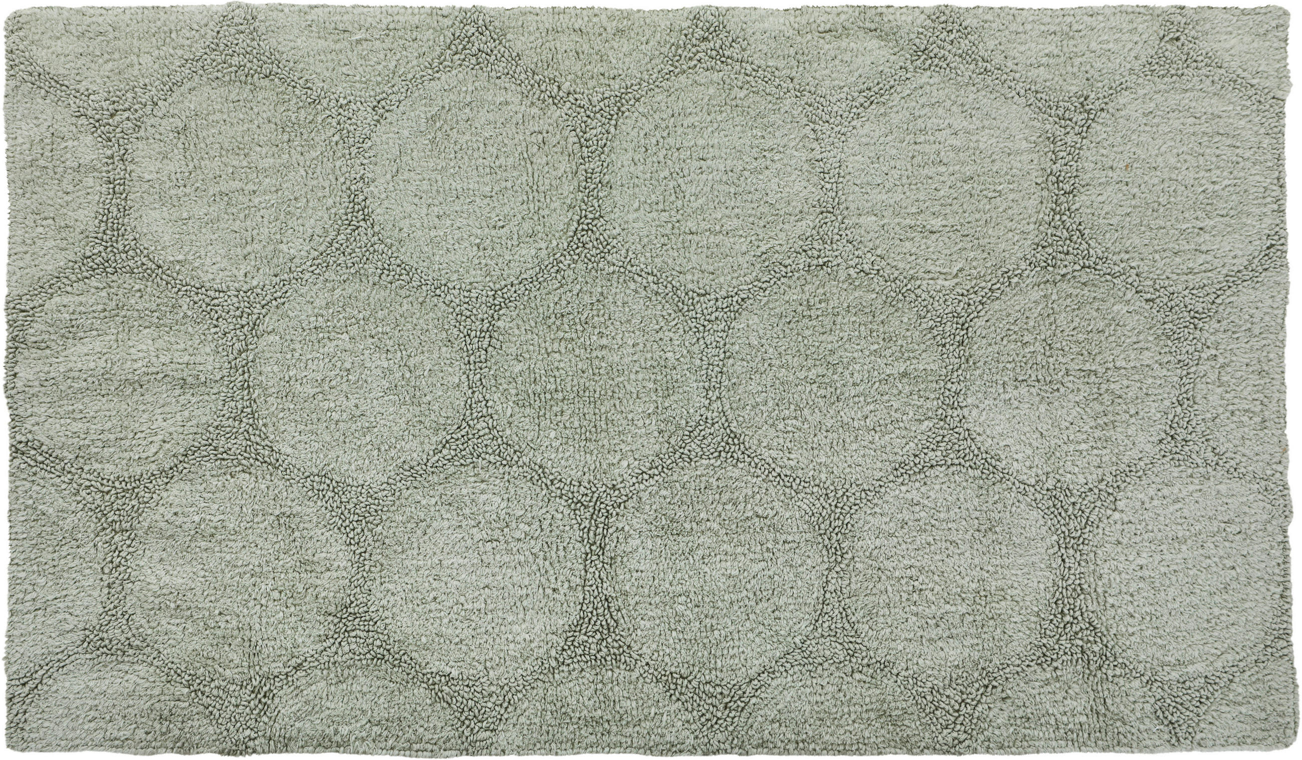 BADEMATTE CIRCLE Grün 70/120 cm  - Grün, Textil (70/120cm) - Novel