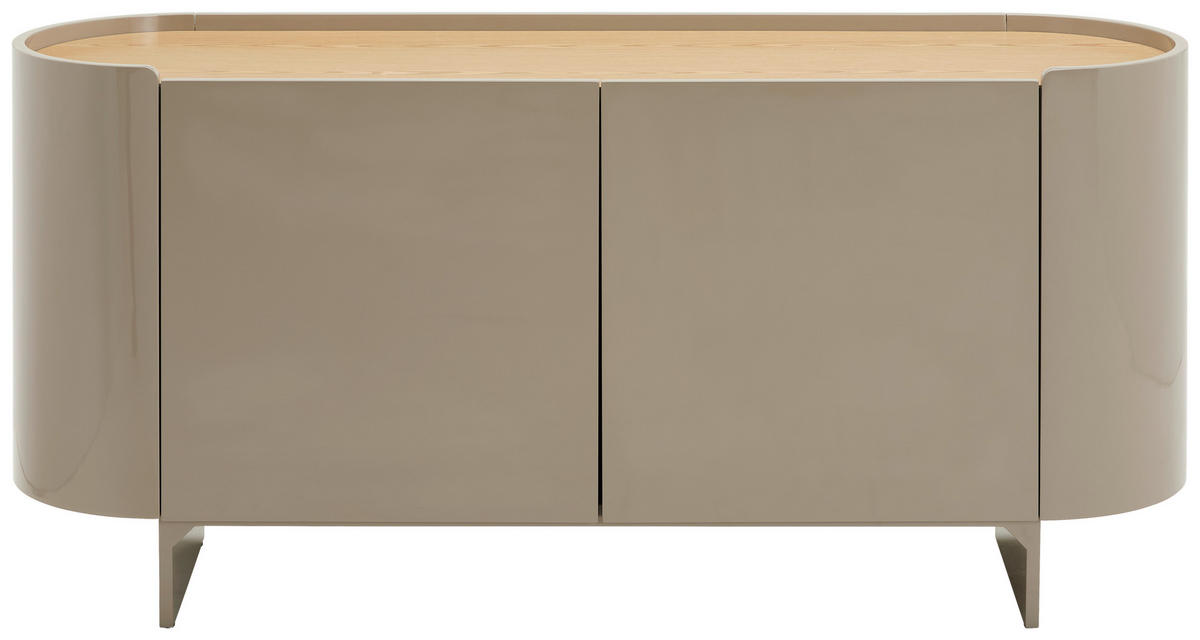 SIDEBOARD  in 160/75/45 cm  - Kaschmir/Eichefarben, Design, Holz/Holzwerkstoff (160/75/45cm) - Novel