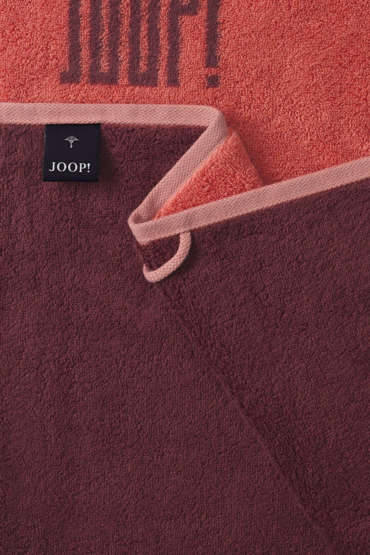 HANDTUCHSET JOOP! BARS Rot 2-teilig  - Rot, Basics, Textil (50/100cm) - Joop! Living