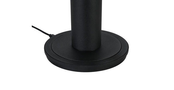 AKKU-TISCHLEUCHTE 20/42 cm  - Bernsteinfarben/Schwarz, Design, Glas/Kunststoff (20/42cm) - Dieter Knoll