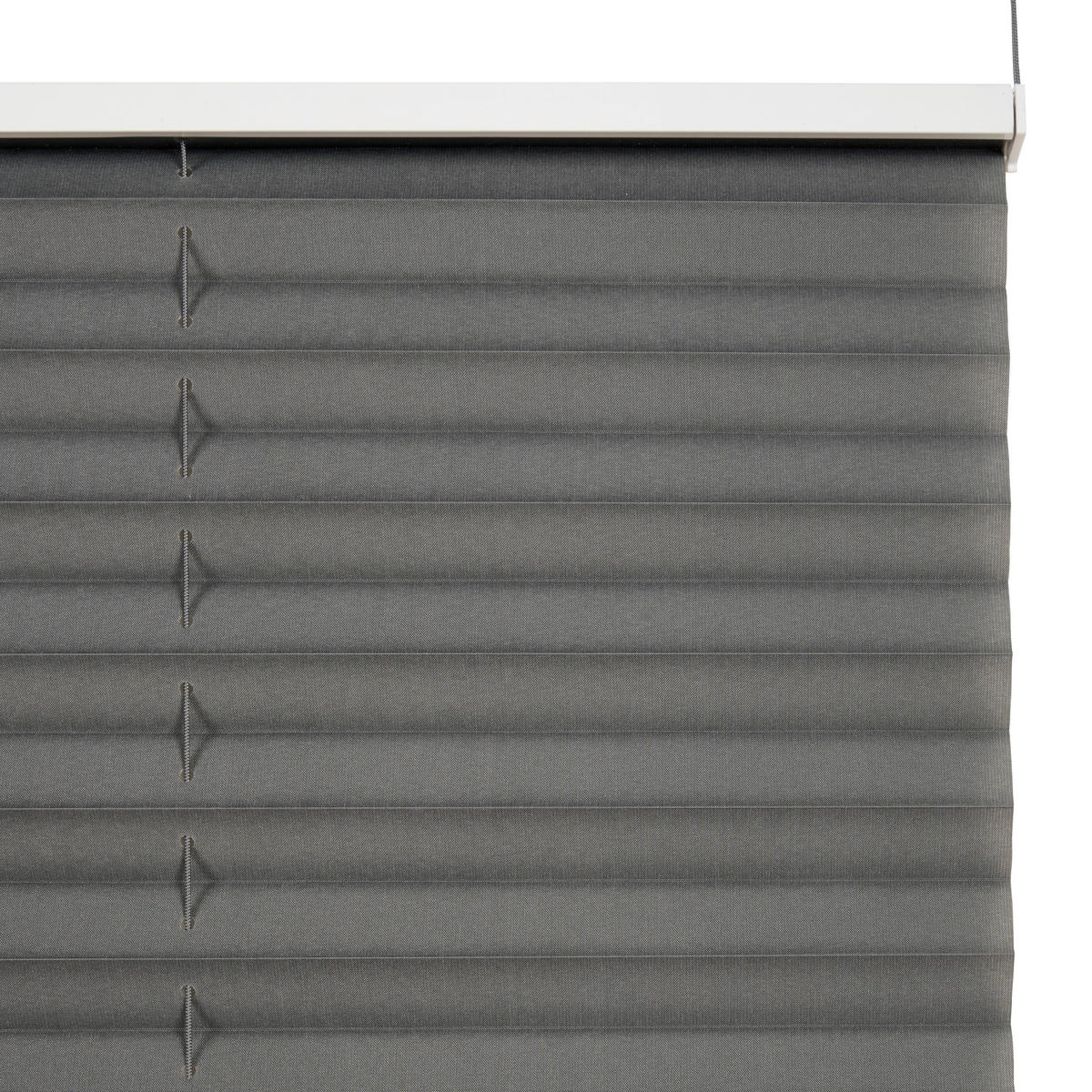 PLISSEE  blickdicht   100/130 cm  - Grau, Basics, Textil (100/130cm) - Homeware