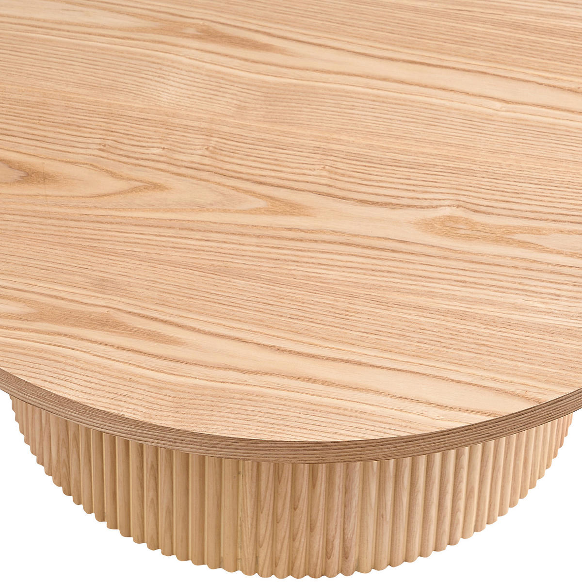 COUCHTISCH furniert 85/85/33 cm rund Naturfarben  - Naturfarben, MODERN, Holzwerkstoff (85/85/33cm) - Livetastic