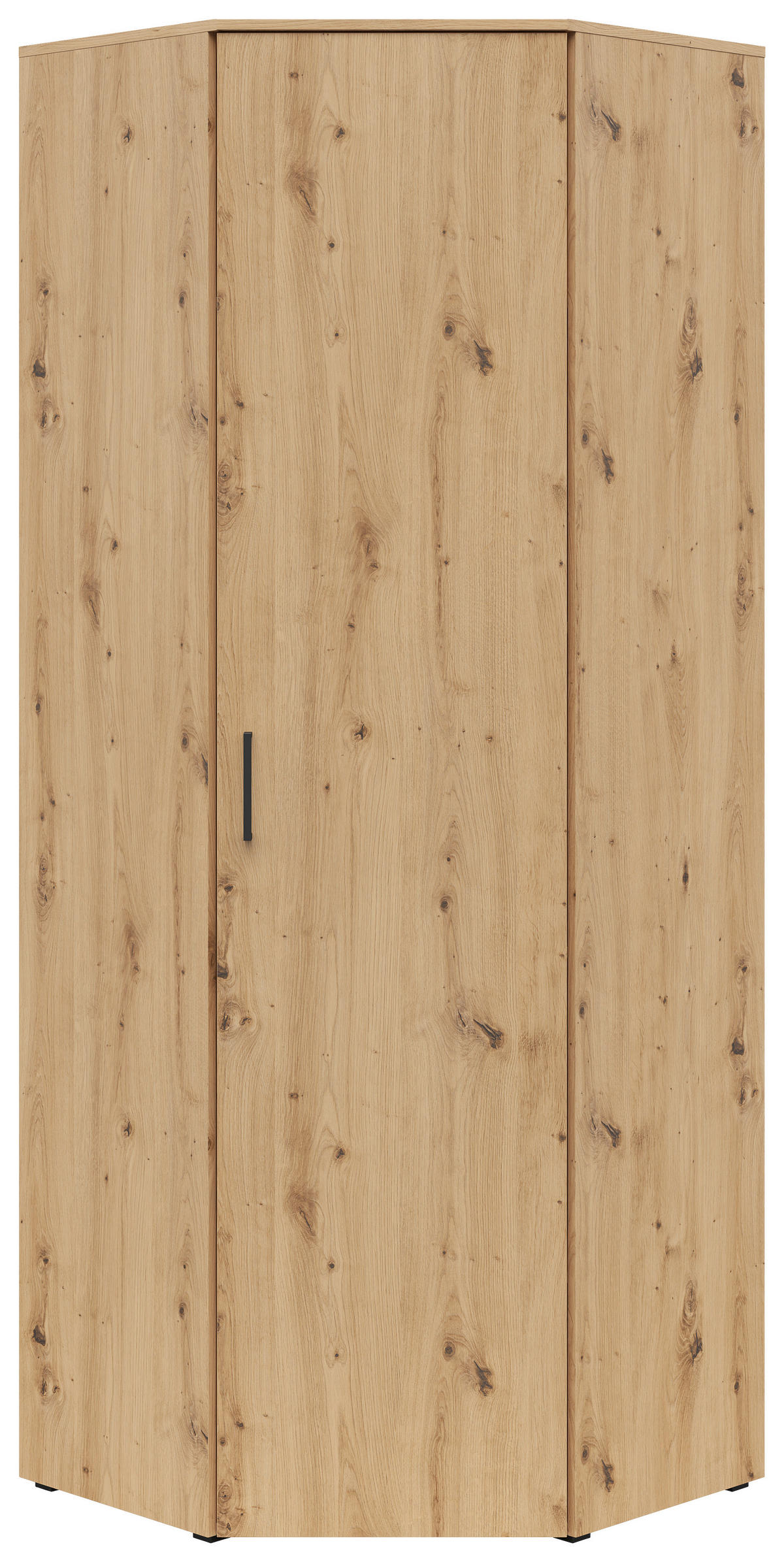 ECKSCHRANK 71,5/195/71,5 cm  - Schwarz/Eiche Artisan, MODERN, Holzwerkstoff/Kunststoff (71,5/195/71,5cm)