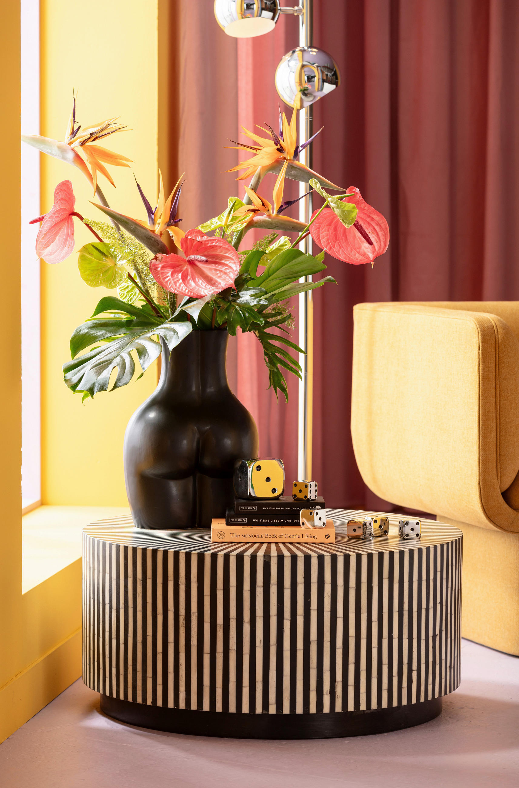 VASE 40 cm  - Schwarz, Design, Keramik (27/40/16cm) - Kare-Design