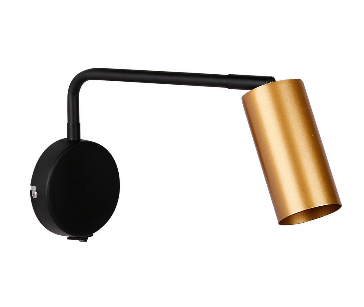 WANDLEUCHTE 9/31/15 cm   - Goldfarben/Schwarz, Design, Metall (9/31/15cm)