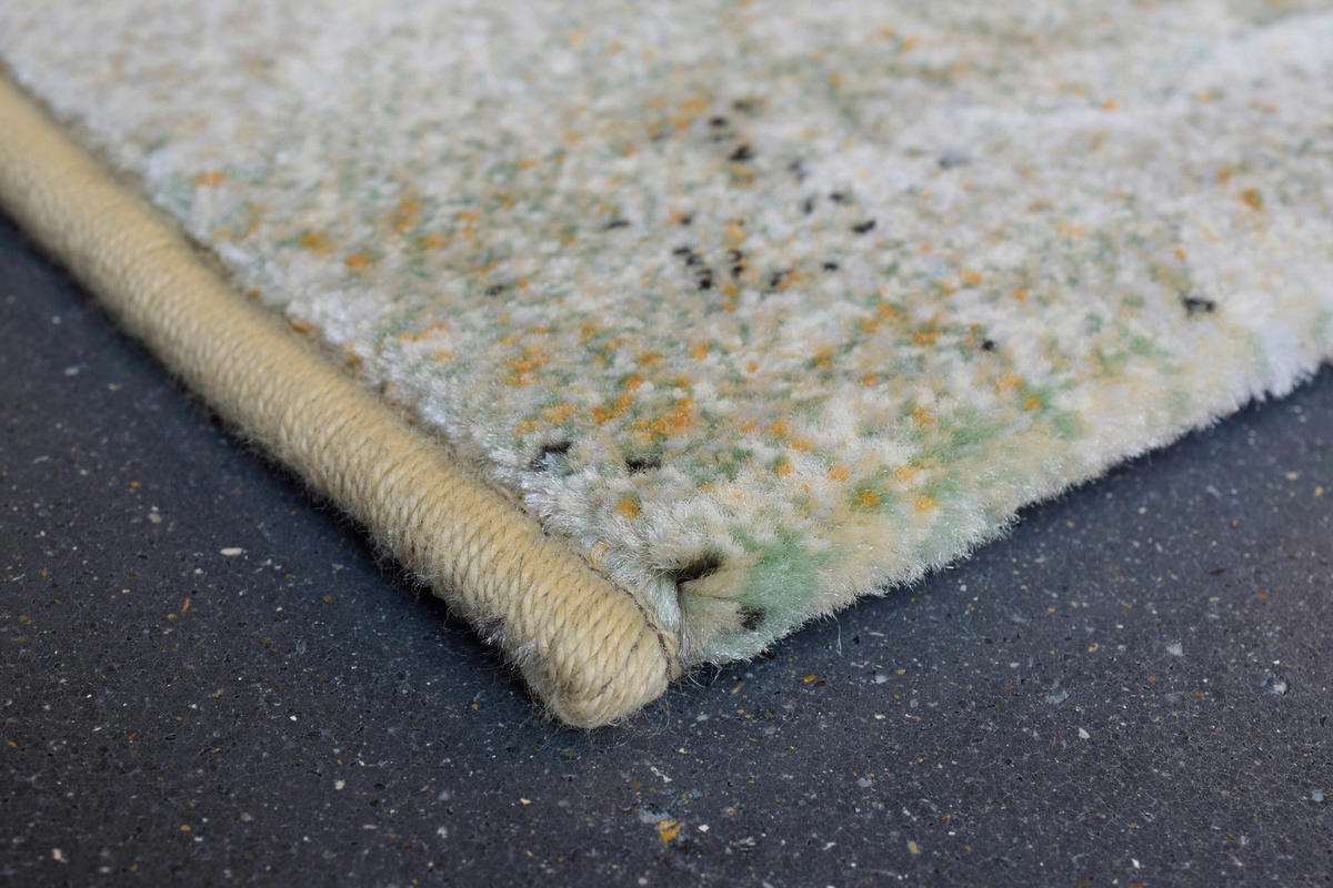 WEBTEPPICH  Wohnzimmer 120/170 cm Catania Grün, Hellgrün, Beige rechteckig  - Beige/Hellgrün, KONVENTIONELL, Textil (120/170cm)